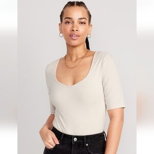 Short Sleeve Sweetheart Bodysuit